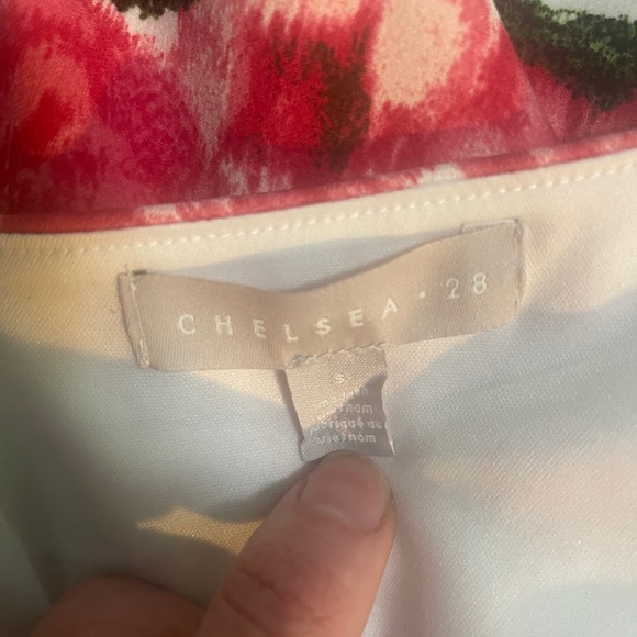 Floral Print One-Shoulder Dress by CHELSEA28 size small NWT - Picture 7 of 9